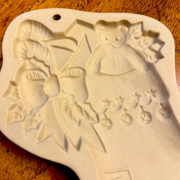 Christmas Brown bag, cookie, art child’s stocking mold. Vintage 1994 hill design - Picture 2 of 5